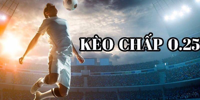 Ví dụ và cách tính tiền cụ thể cho kèo 0.25